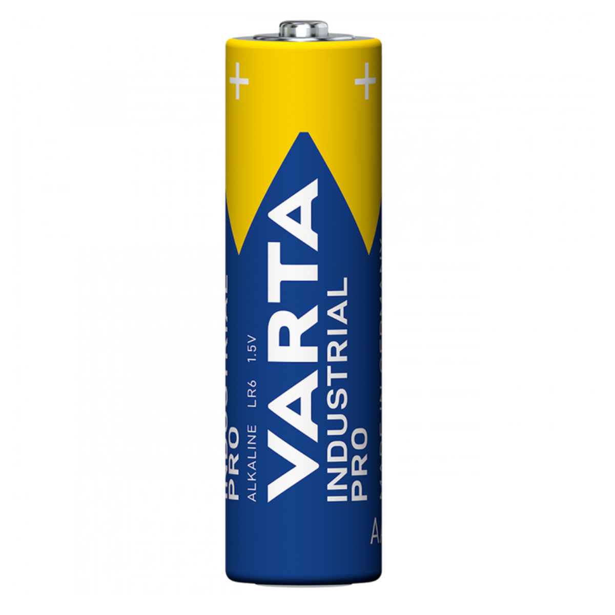 Set 4 baterii alcaline LR06, Varta Industrial Pro 35655, AA, 1.5V, in folie [2]