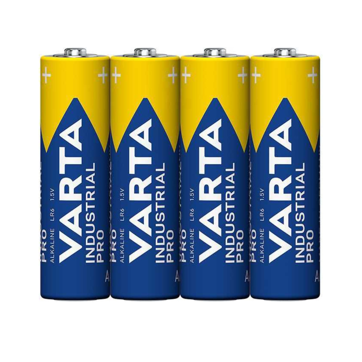 Set 4 baterii alcaline LR06, Varta Industrial Pro 35655, AA, 1.5V, in folie [1]