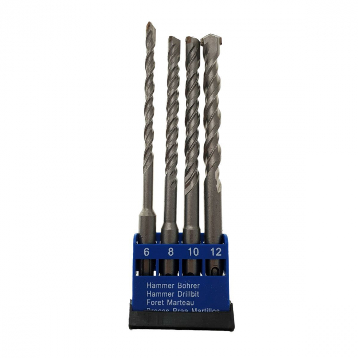 Set 4 burghie SDS pentru beton,6-8-10-12mm,FAE-30691 [4]