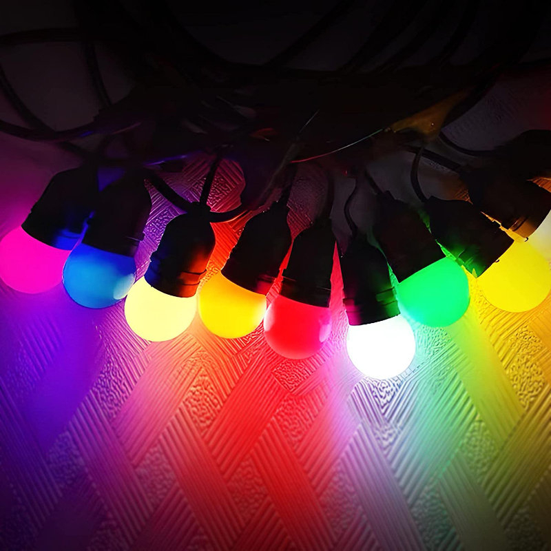 Set 5 becuri LED, E27 G45, Forever Light 86285, 2W, unghi larg de 360°, albastre [7]