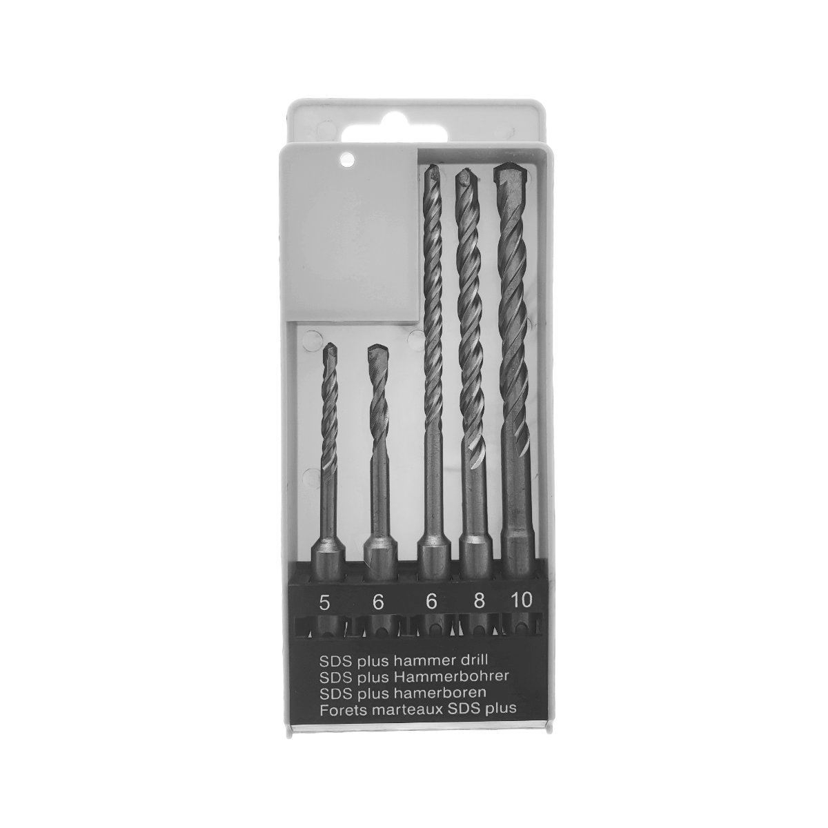 Set 5 burghie SDS pentru beton,5-6-8-10mm,FAE-30694 [6]