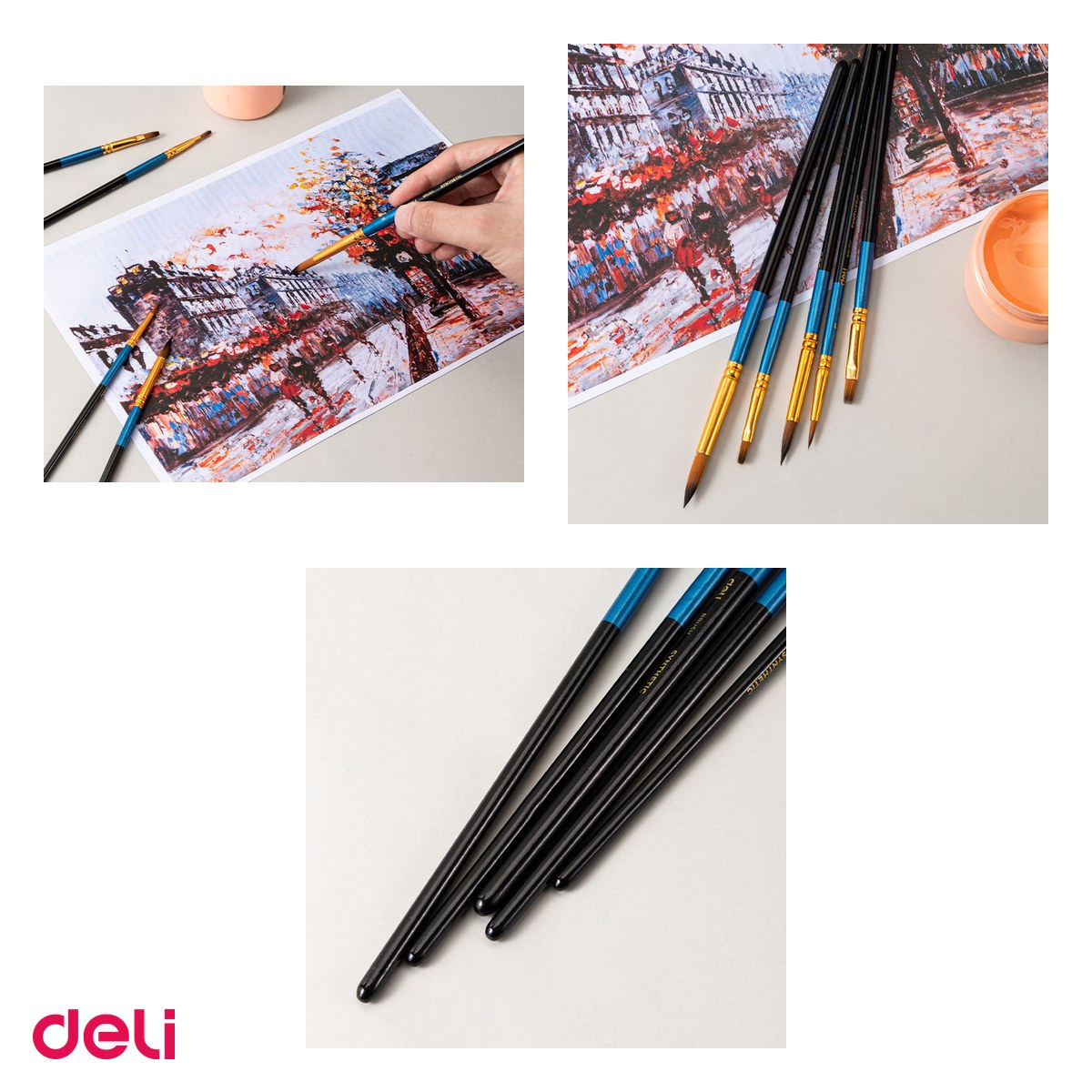 Set 5 pensule Deli, nr 1,3,5,5,8 [4]