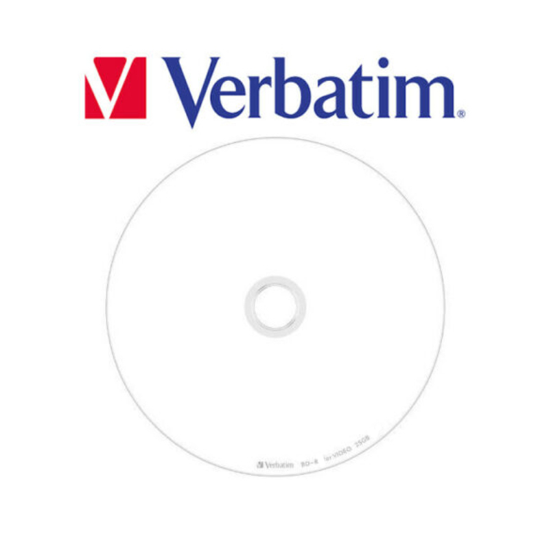 Set 50 Blu Ray BD-R Verbatim Life Series 98191, 25 Gb, 6X, Printabil inkjet, ambalat cake box [3]