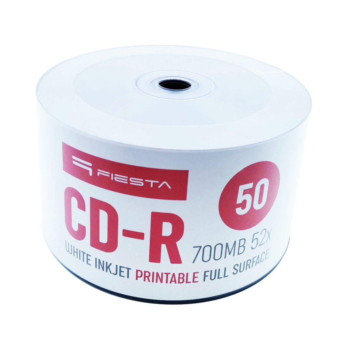 Set 50 CD-R Printabil alb Full, 52X, Fiesta, 700 MB, Extra Protection Layer [6]
