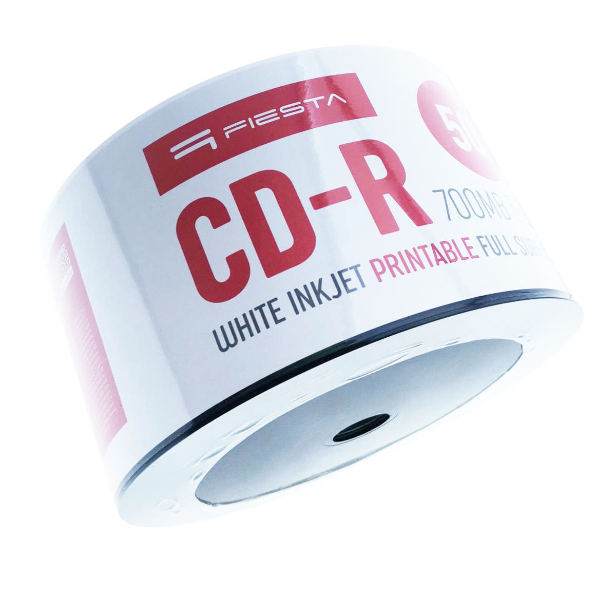 Set 50 CD-R Printabil alb Full, 52X, Fiesta, 700 MB, Extra Protection Layer [8]