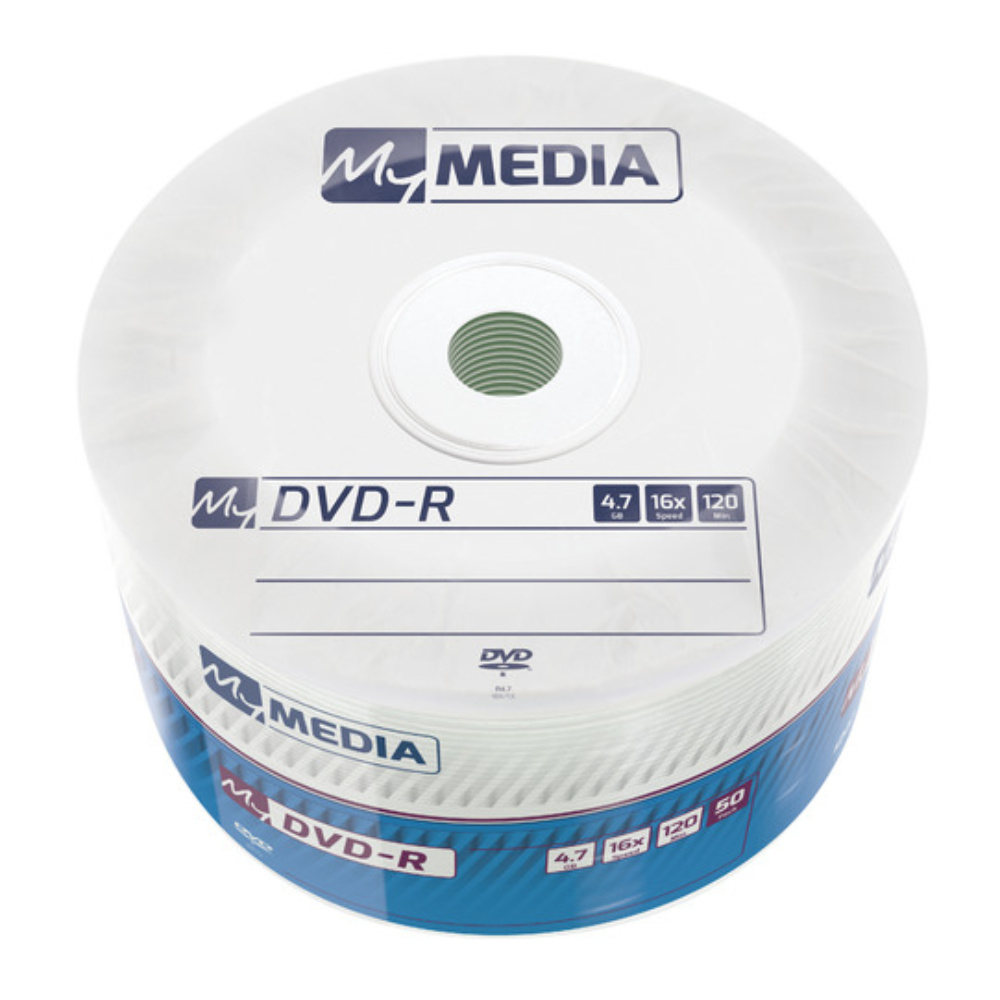 Set 50 DVD-R 4.7 Gb, 16X, My Media 69200, 120 min, cu logo, ambalat in folie [4]