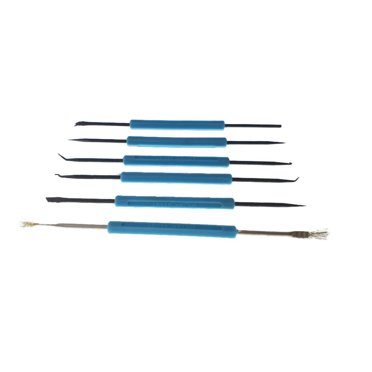 Set 6 instrumente SA-10,pentru lucrul cu precizie,albastre [9]