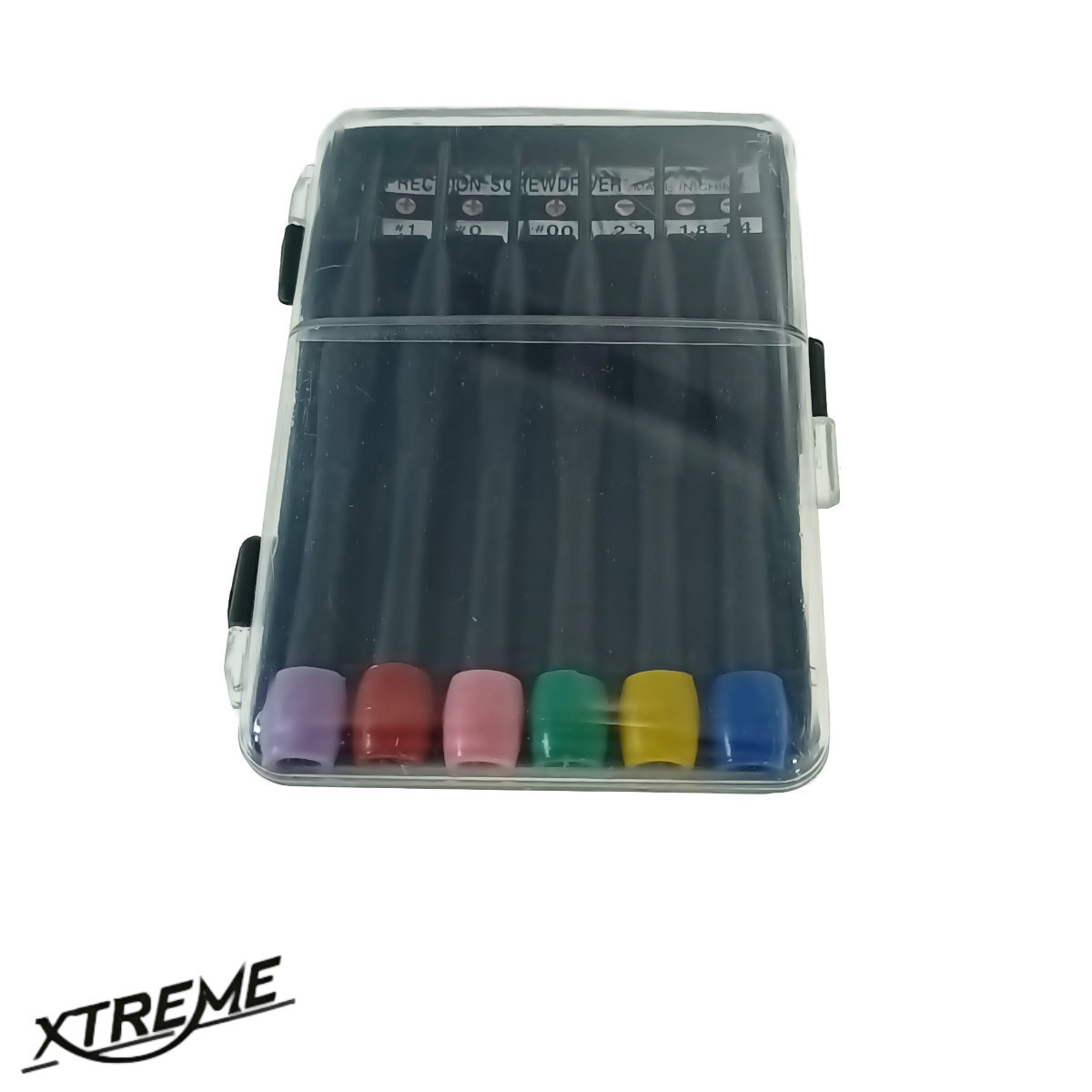 Set 6 surubelnite de precizie cu cap rotativ, Xtreme 00577, cutie depozitare, negre [4]