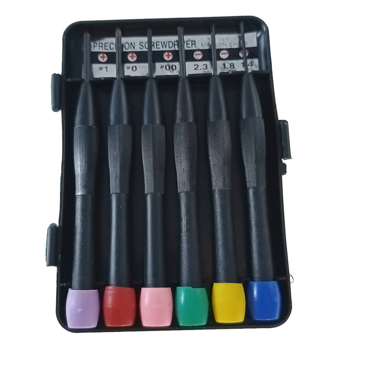 Set 6 surubelnite de precizie cu cap rotativ, Xtreme 00577, cutie depozitare, negre [2]
