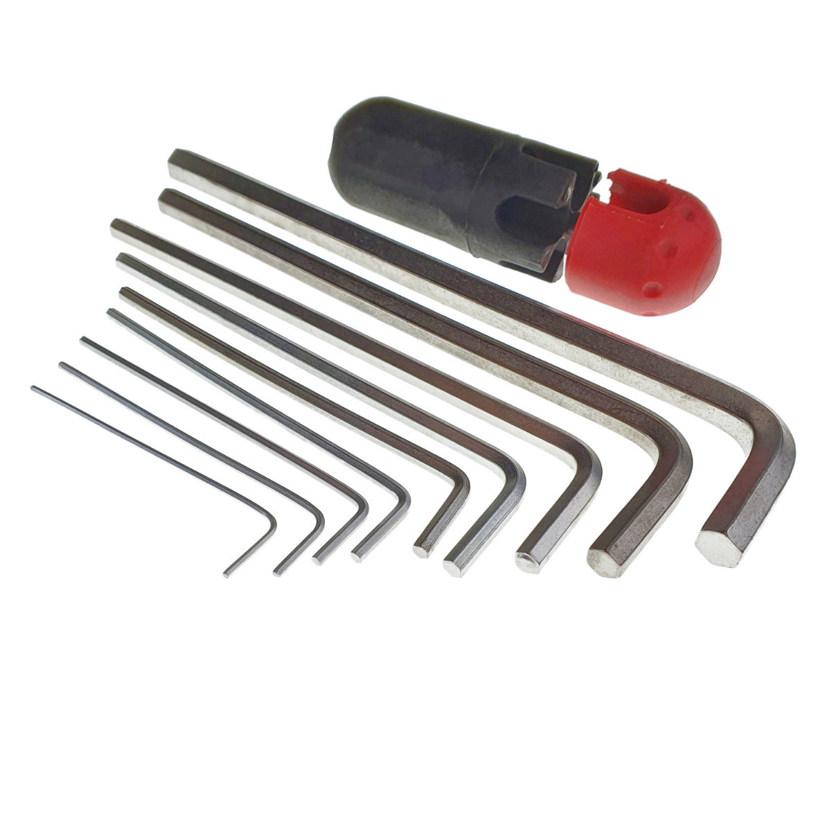 Set 9 chei hexagonale ''Allen'' tip imbus, cu maner , 1.5 / 2 / 2.5 / 3 / 4 / 5 / 6 / 8 / 10 mm, lungime 80 - 210 mm [4]