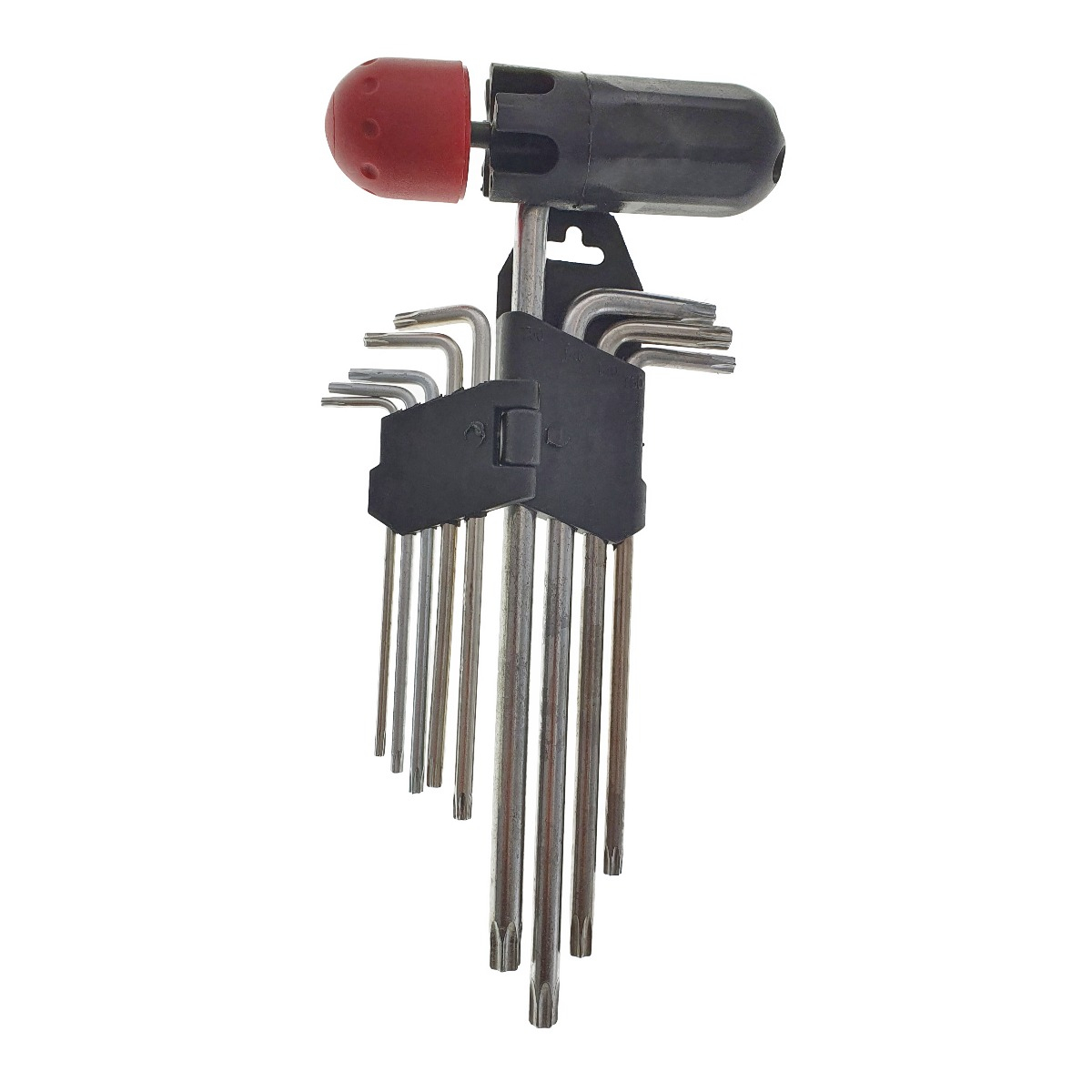 Set 9 chei tip imbus stea TORX , cu maner , T10 - T50, lungime 90 - 220 mm [1]