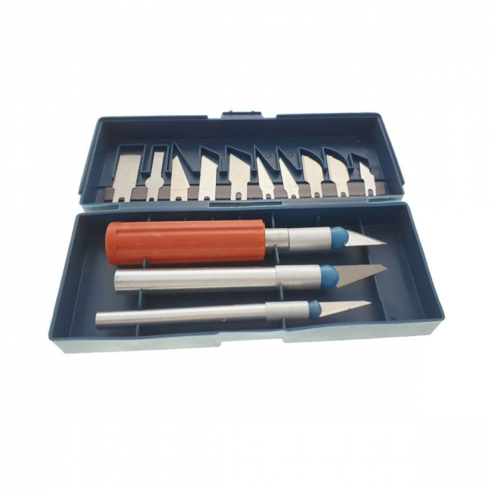 Set de 13 cuțite de precizie 13PPK,Hobby Art Craft,in cutie [2]