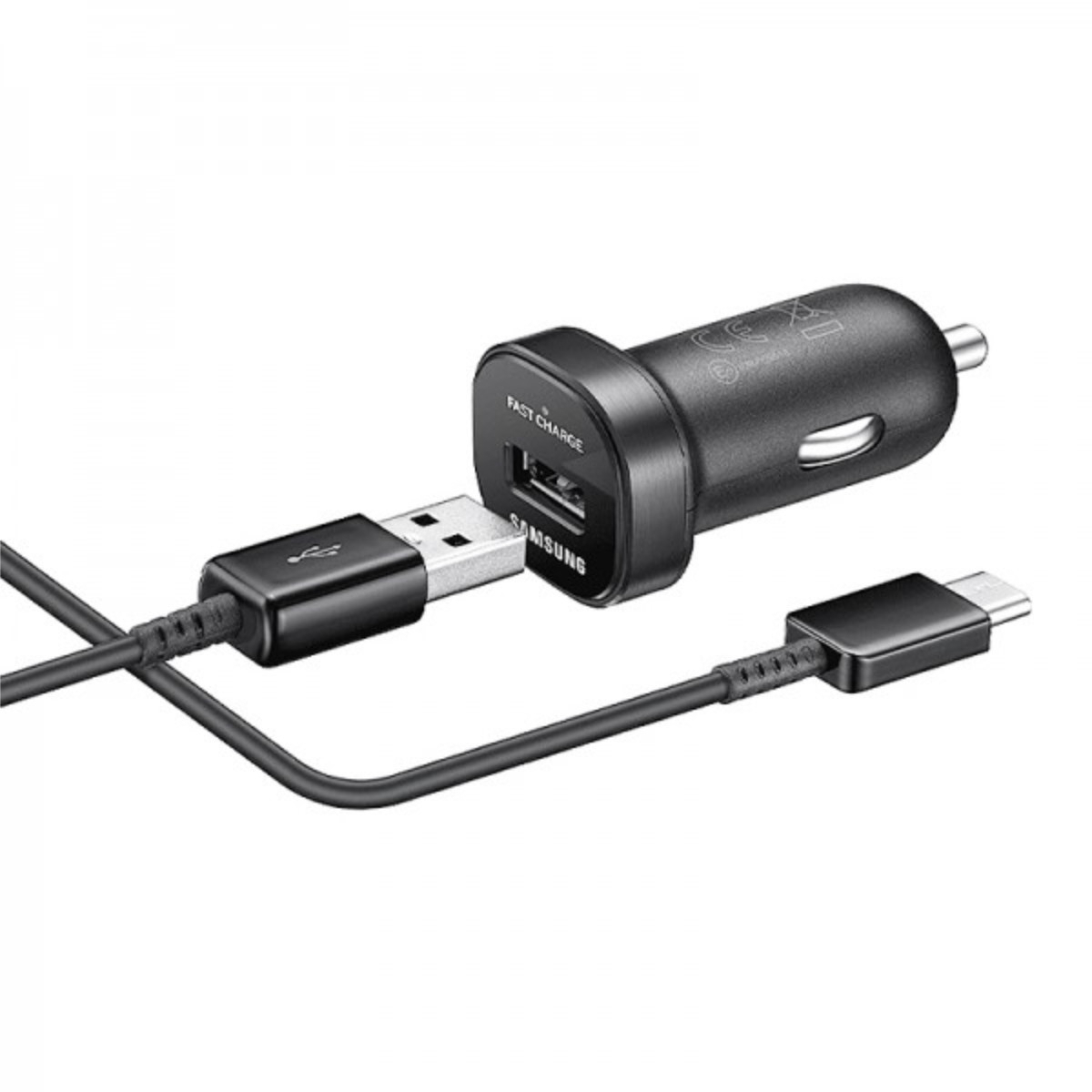 Set incarcator auto Samsung EP-LN930, cu cablu USB Tip A tata la USB Tip C tata, lungime 1.5m, Fast Charging, curent maxim 9V 2A, negru [8]