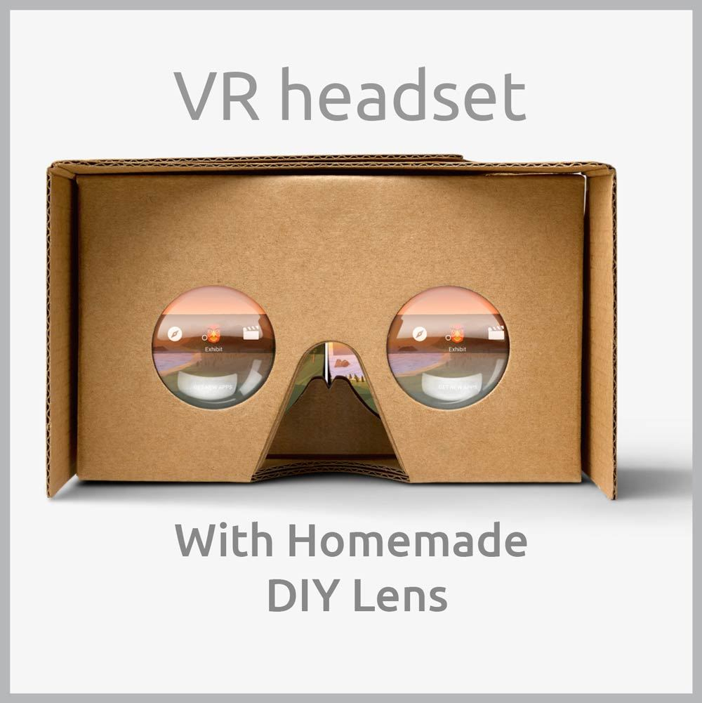 Set Lentile (2buc) pt. google CARDBOARD DYI [CL25] D=25mm /F=45mm [4]