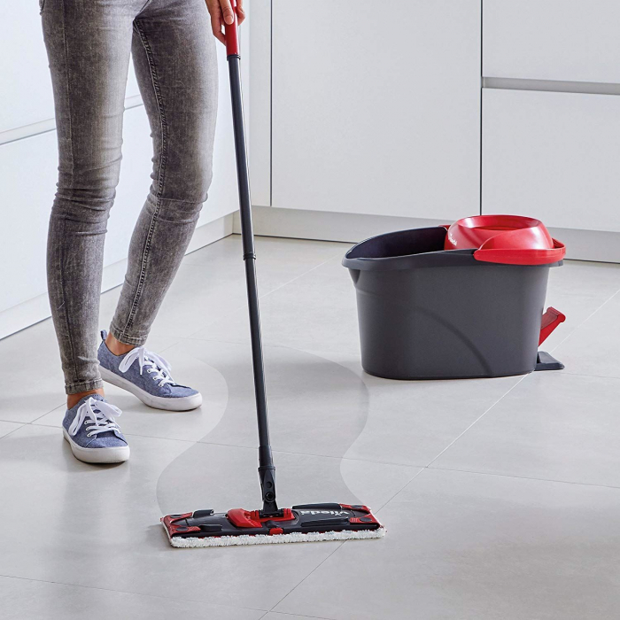 Set mop plat Vileda Ultramax Turbo XL 21221,cu storcator si galeata cu pedala [4]