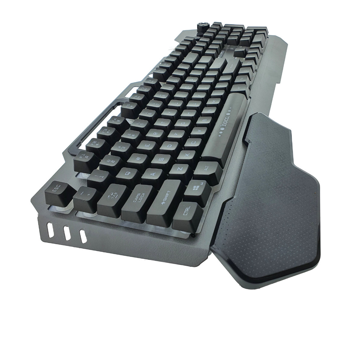 Set tastatura si mouse 6D gaming, Hoco GM12 74961, RGB, cablu USB 140cm, neagra [3]