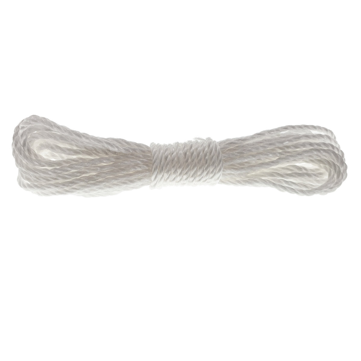 Sfoara din material termoplastic matasos, funie nylon rezistent, grosime 4mm, lungime 10 m , alba [6]