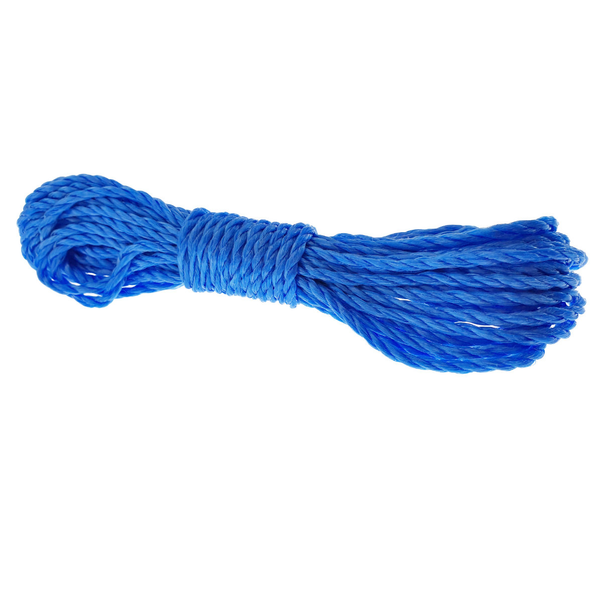 Sfoara din material termoplastic matasos, funie nylon rezistent, grosime 4mm, lungime 10 m , albastra [1]