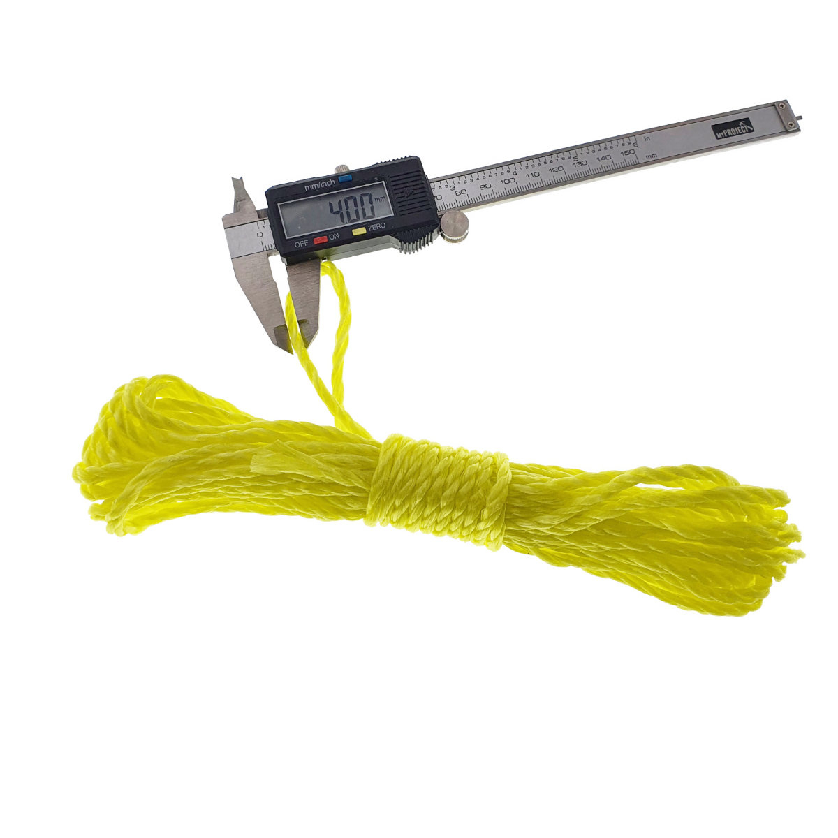 Sfoara din material termoplastic matasos, funie nylon rezistent, grosime 4mm, lungime 10 m , galbena [8]