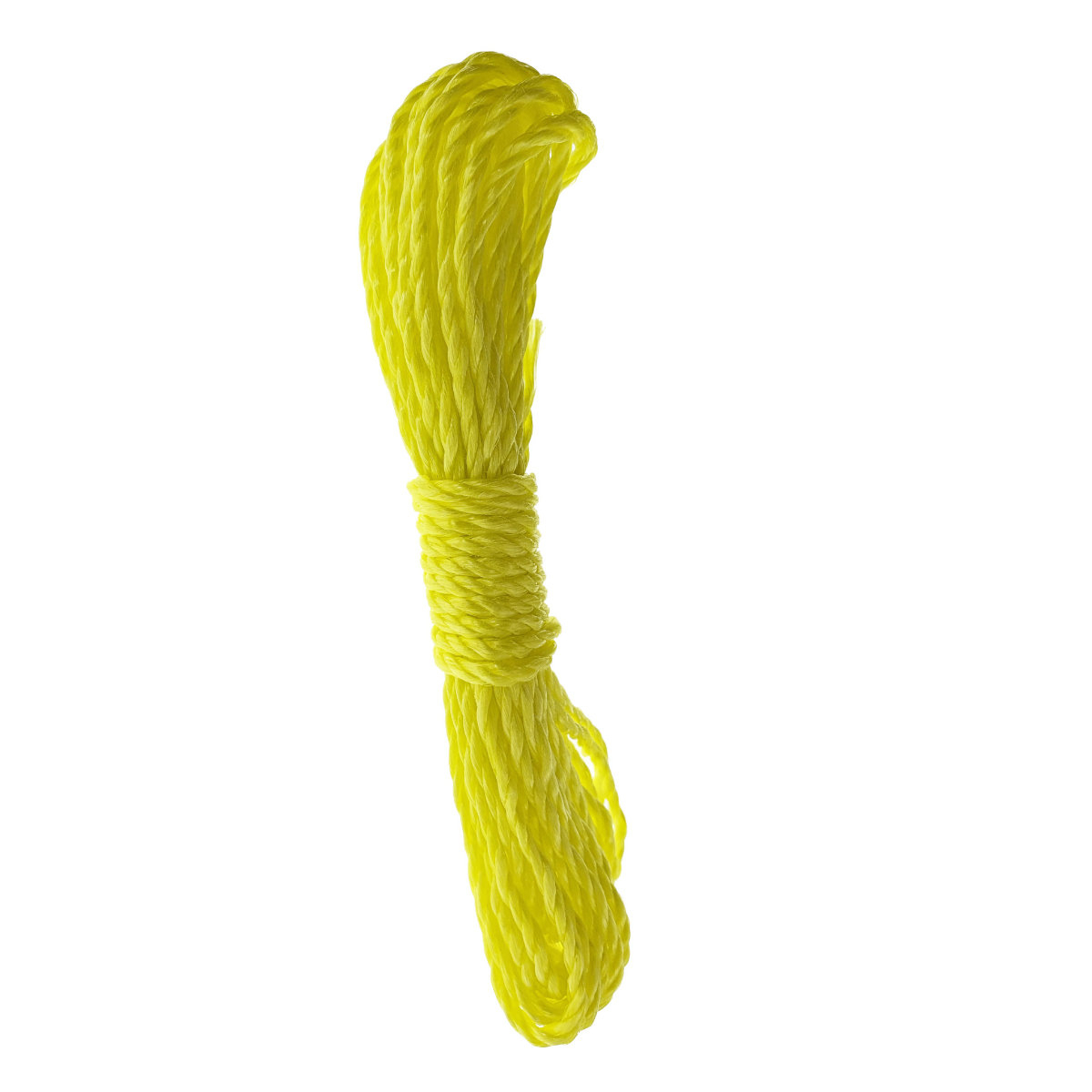 Sfoara din material termoplastic matasos, funie nylon rezistent, grosime 4mm, lungime 10 m , galbena [5]
