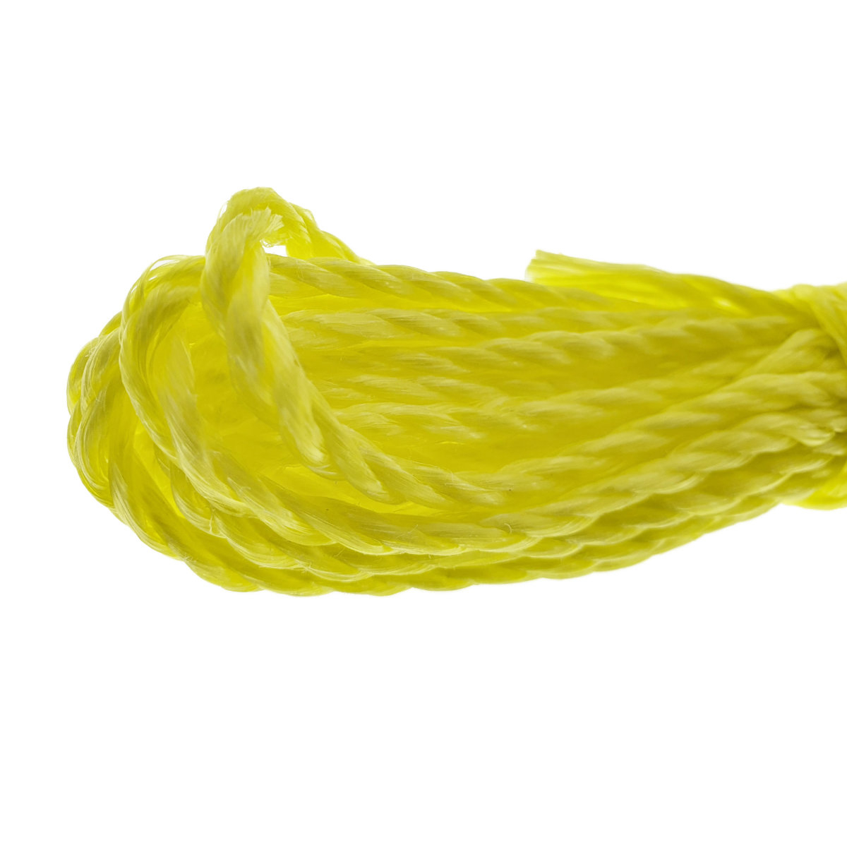 Sfoara din material termoplastic matasos, funie nylon rezistent, grosime 4mm, lungime 10 m , galbena [7]