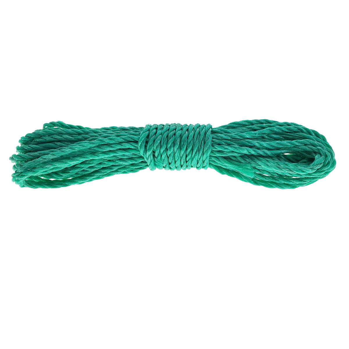 Sfoara din material termoplastic matasos, funie nylon rezistent, grosime 4mm, lungime 10 m , verde [6]