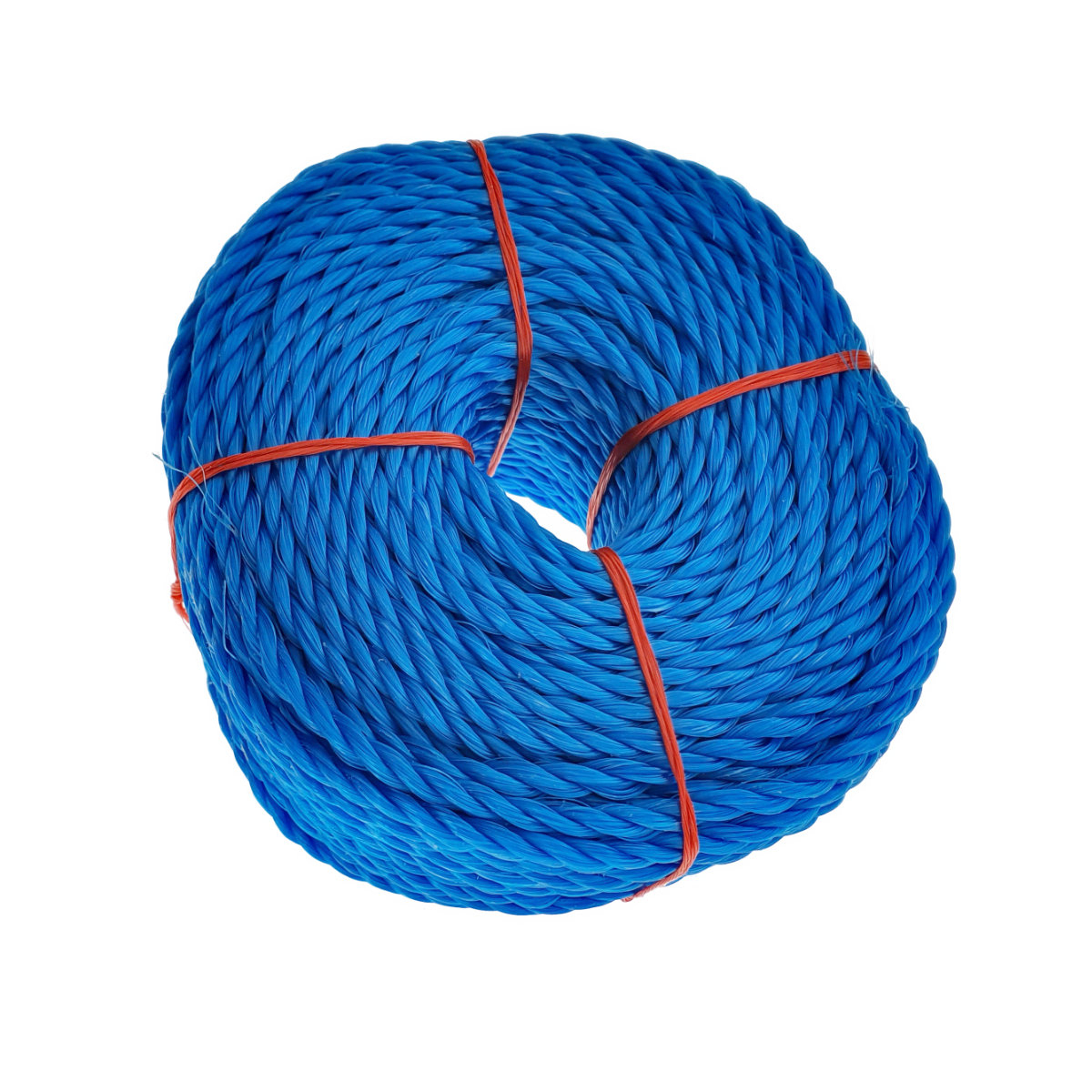Sfoara din material termoplastic matasos, funie nylon rezistent, grosime 5mm, lungime 50 m , albastra [9]
