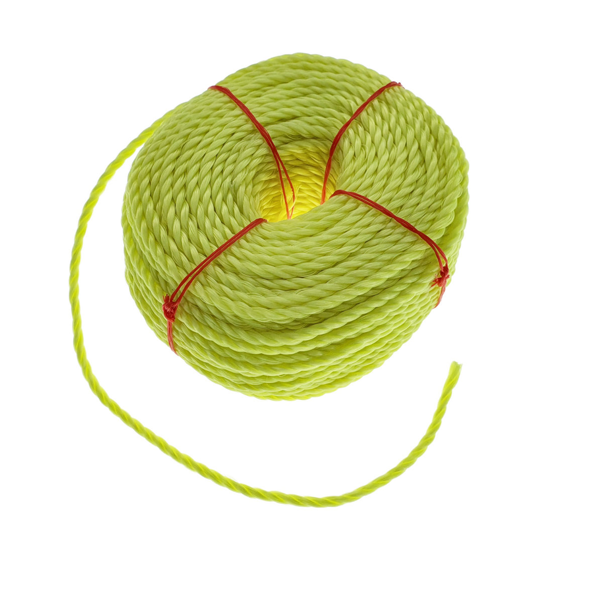 Sfoara din material termoplastic matasos, funie nylon rezistent, grosime 5mm, lungime 50 m , galbena [1]