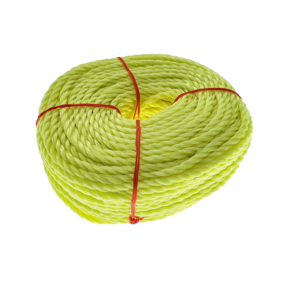Sfoara din material termoplastic matasos, funie nylon rezistent, grosime 5mm, lungime 50 m , galbena [2]