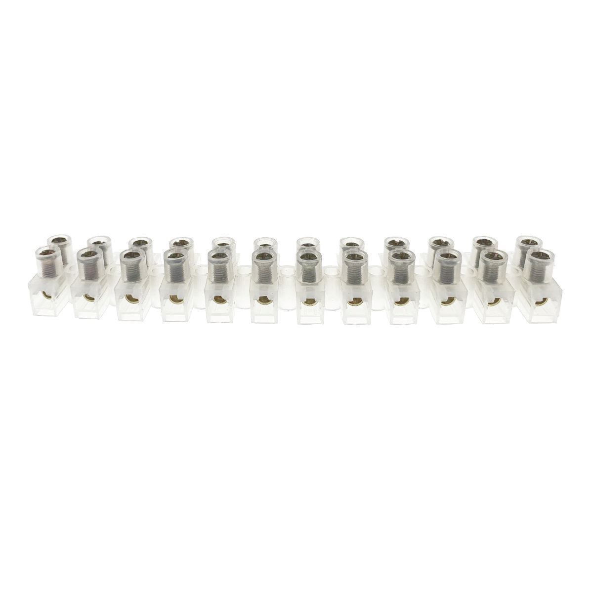 Soclu cu 12 conectori electrici pentru montaj, banda multi-contact, 10A, 108x17x15mm [5]