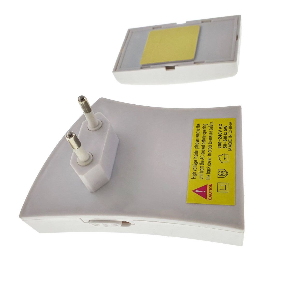 Sonerie cu buton Wireless conectare la priza, Flores FE-40795, receptor, 32 melodii, raza actiune 100 metri, sistem anti-interferenta, alba cu albastru [11]