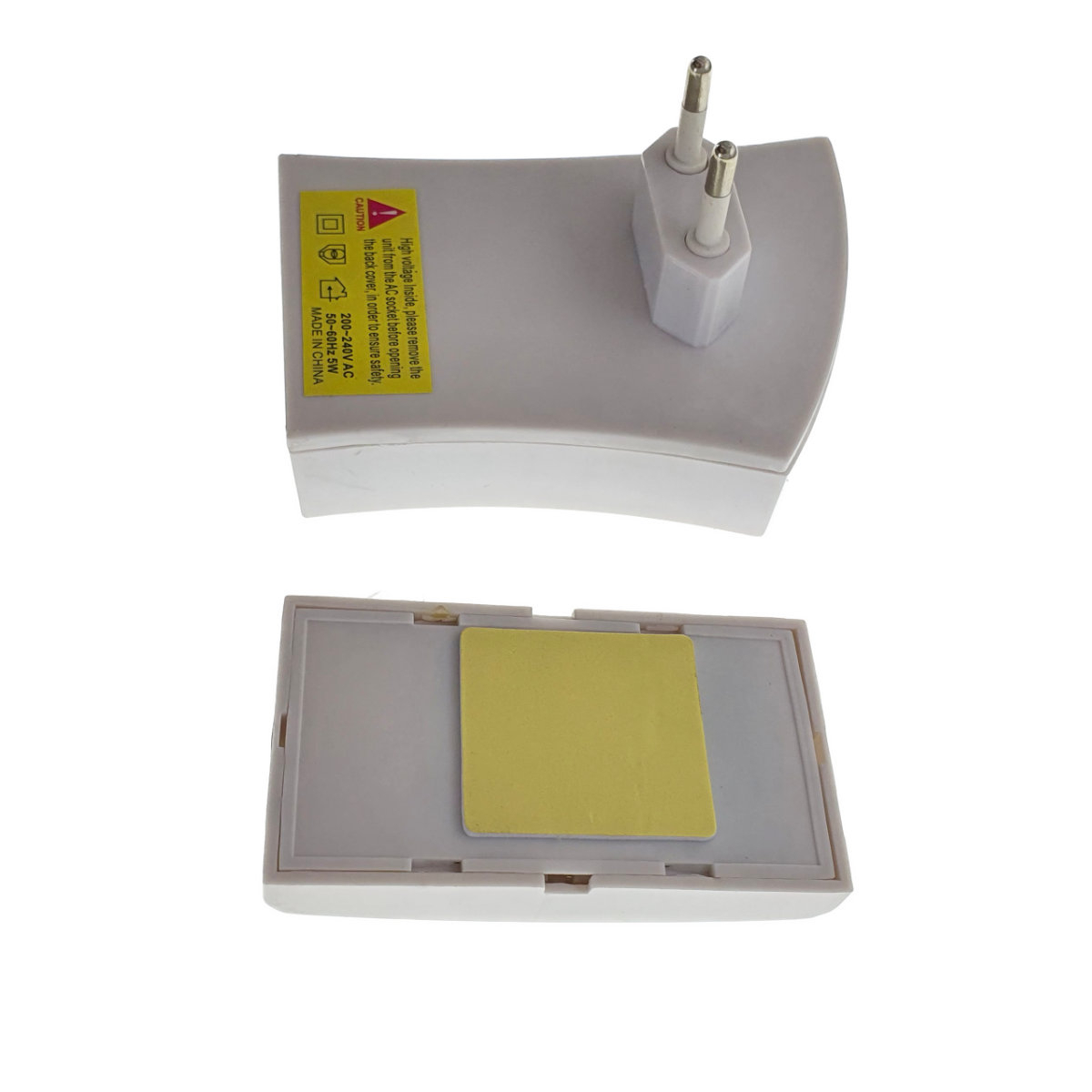 Sonerie cu buton Wireless conectare la priza, Flores FE-40795, receptor, 32 melodii, raza actiune 100 metri, sistem anti-interferenta, alba cu albastru [9]