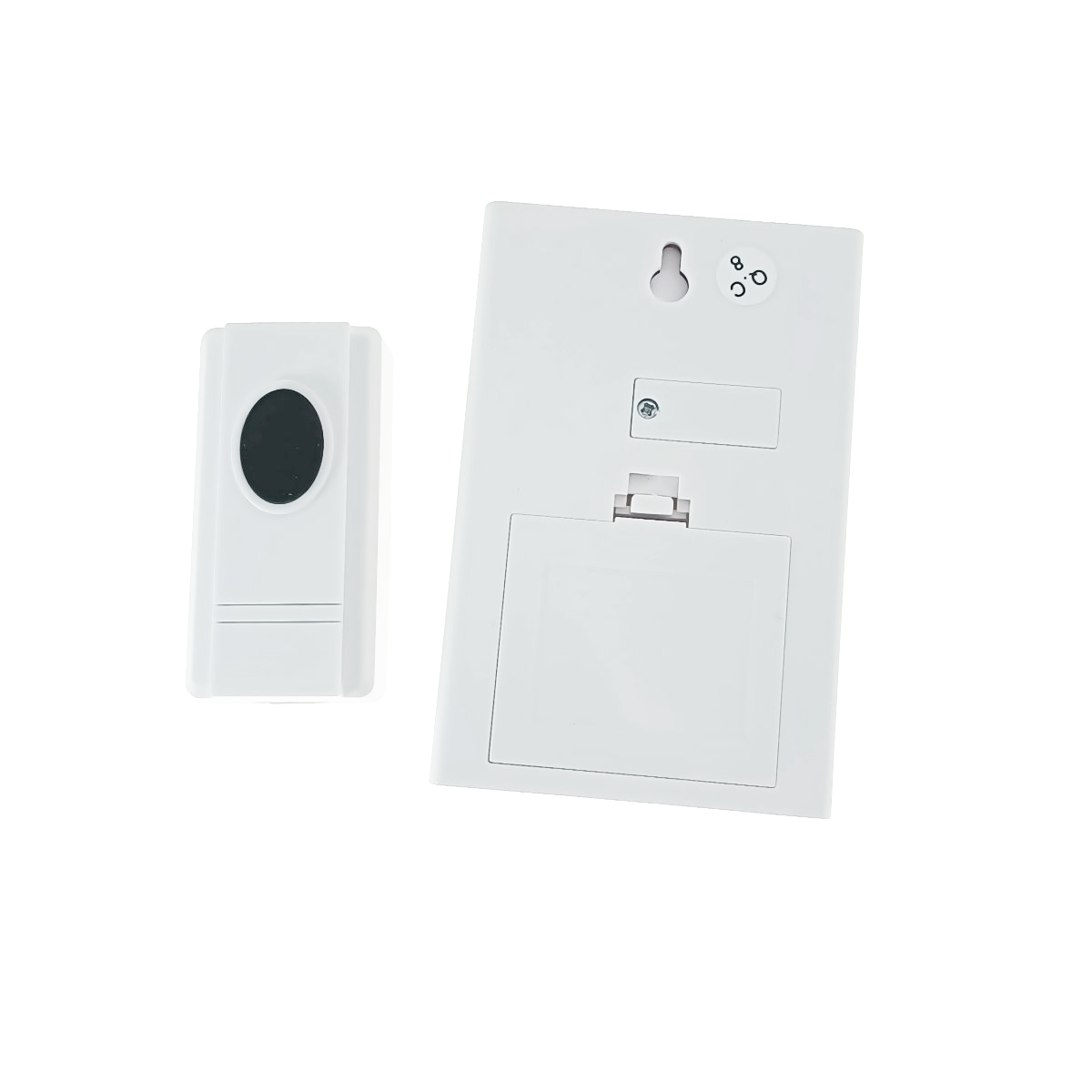 Sonerie fara fir-wireless, Blow DP-11 05461, 100m raza actiune, 30 tonuri, 1 x LED, 3 x AA, 1 x CR2032, alba [4]