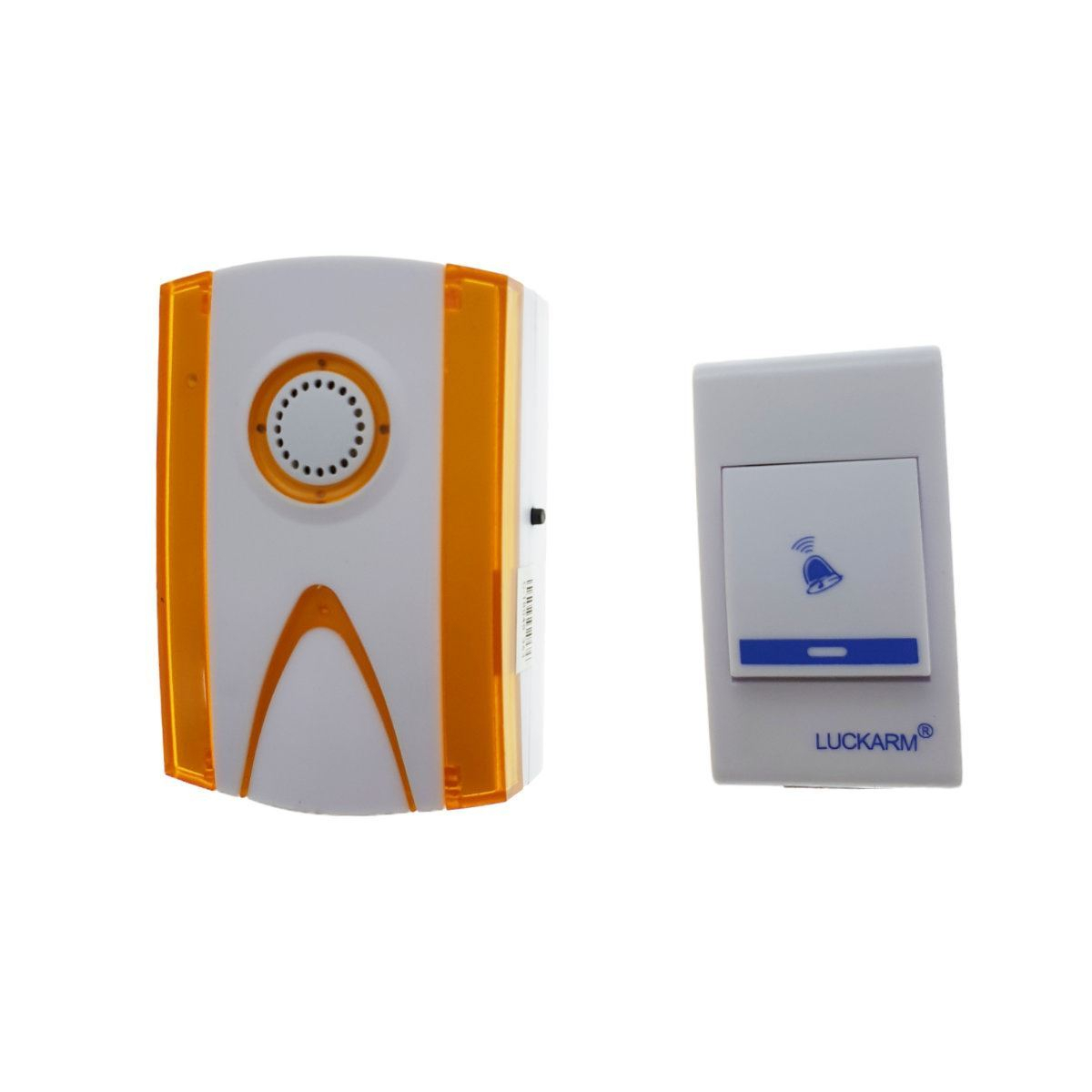 Sonerie Luckarm 611,fara fir,cu led,32 melodii,alb cu portocaliu [5]