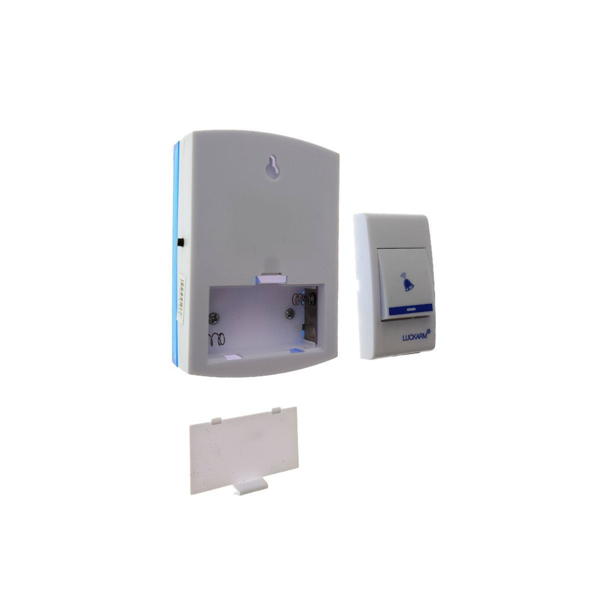 Sonerie Luckarm 611,fara fir,cu led,32 melodii,alba cu albastru [3]