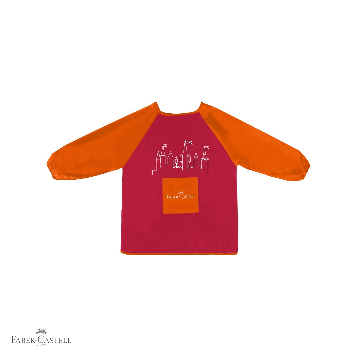 Sortulet pentru pictura Faber-Castell Blackberry, maneci lungi cu elastic, pentru copii 6-10 ani [2]