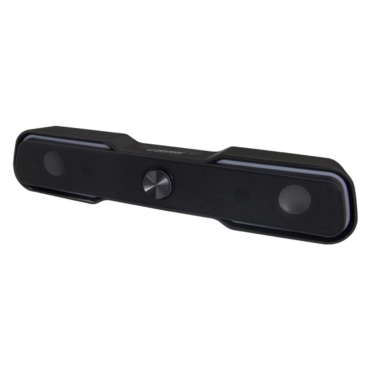Soundbar USB 6W cu LED RGB, Esperanza Rainbow APALA, cablu 120 cm, control volum, negru [5]