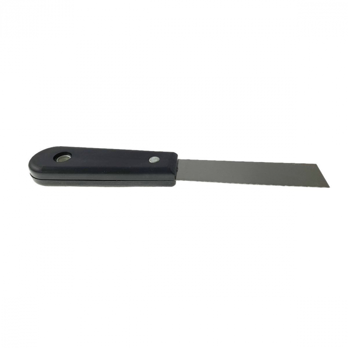 Spaclu metal 26mm,cu maner plastic,negru [2]