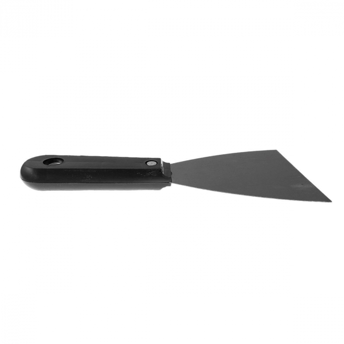 Spaclu metal 86mm,cu maner plastic,negru [3]