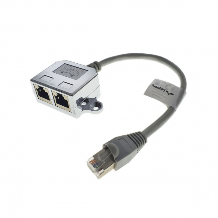 Splitter Lanberg 41332 dublu port LAN, RJ-45 la 2xRJ45 FTP [3]