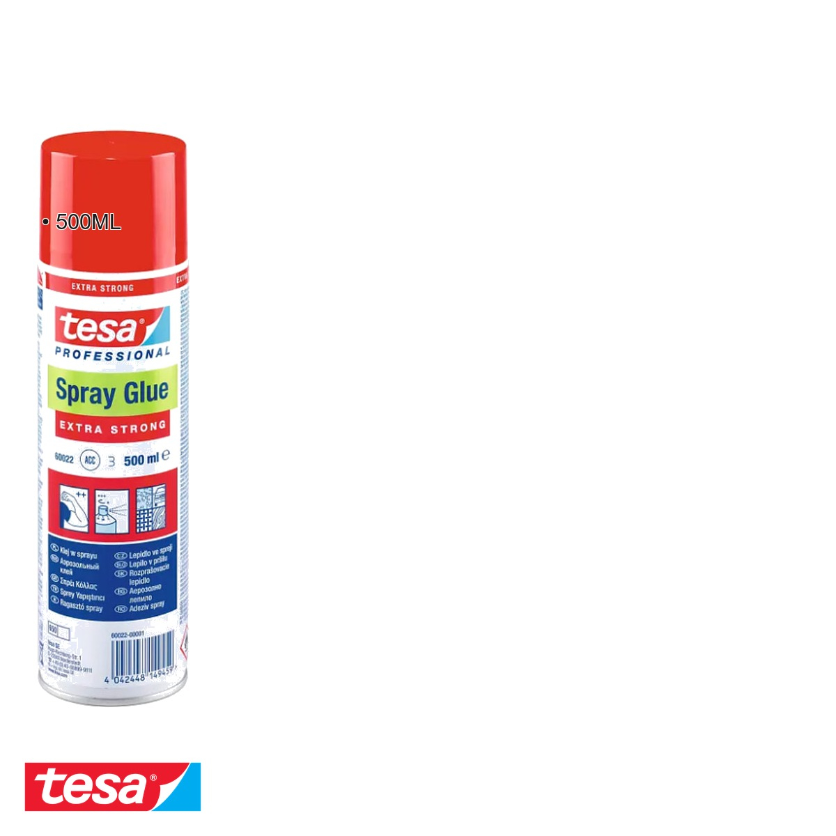 Spray adeziv Tesa Extra Strong permanent, 500 ml, pentru textile, plastic, carton si spuma [5]