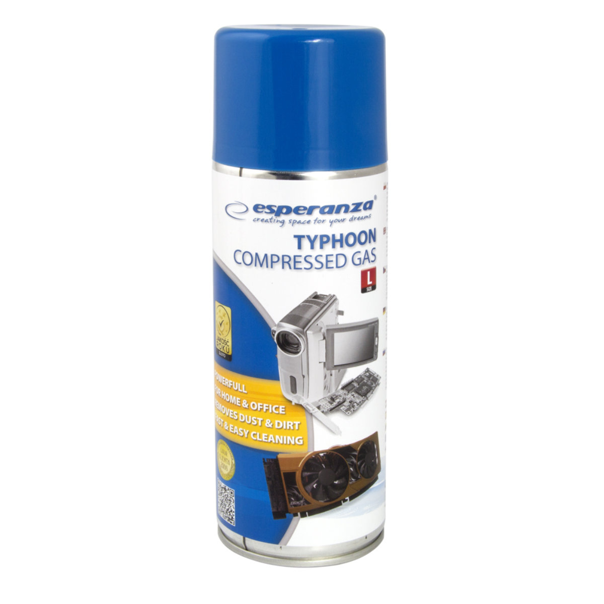 Spray aer comprimat, 400 ml, Esperanza Typhoon L , pentru curatare dispozitive [2]