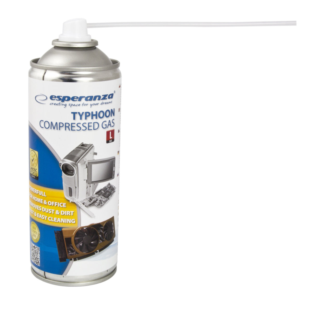 Spray aer comprimat, 400 ml, Esperanza Typhoon L , pentru curatare dispozitive [5]
