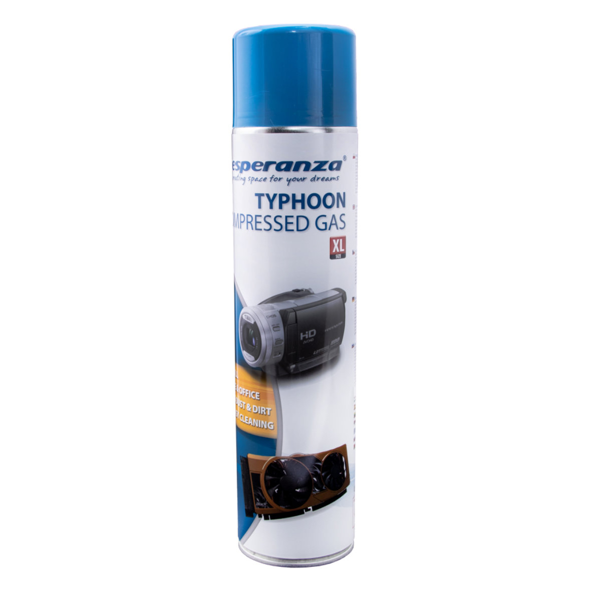 Spray aer comprimat, 600 ml, Esperanza Typhoon XL , pentru curatare dispozitive [5]