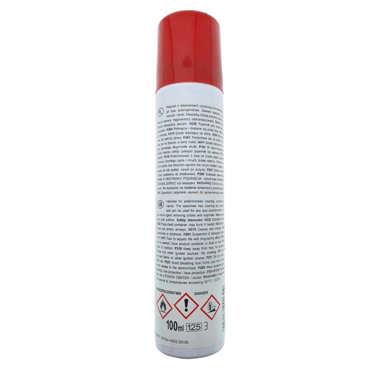 Spray de curatare, lubrifiere si protectie, Cleanser PR art.130, 100 ml, pentru potentiometre [9]