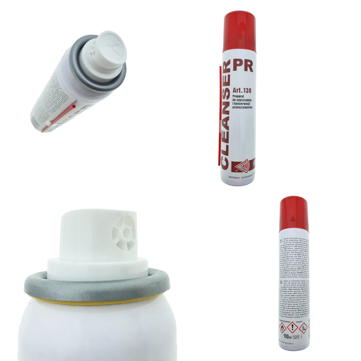 Spray de curatare, lubrifiere si protectie, Cleanser PR art.130, 100 ml, pentru potentiometre [10]