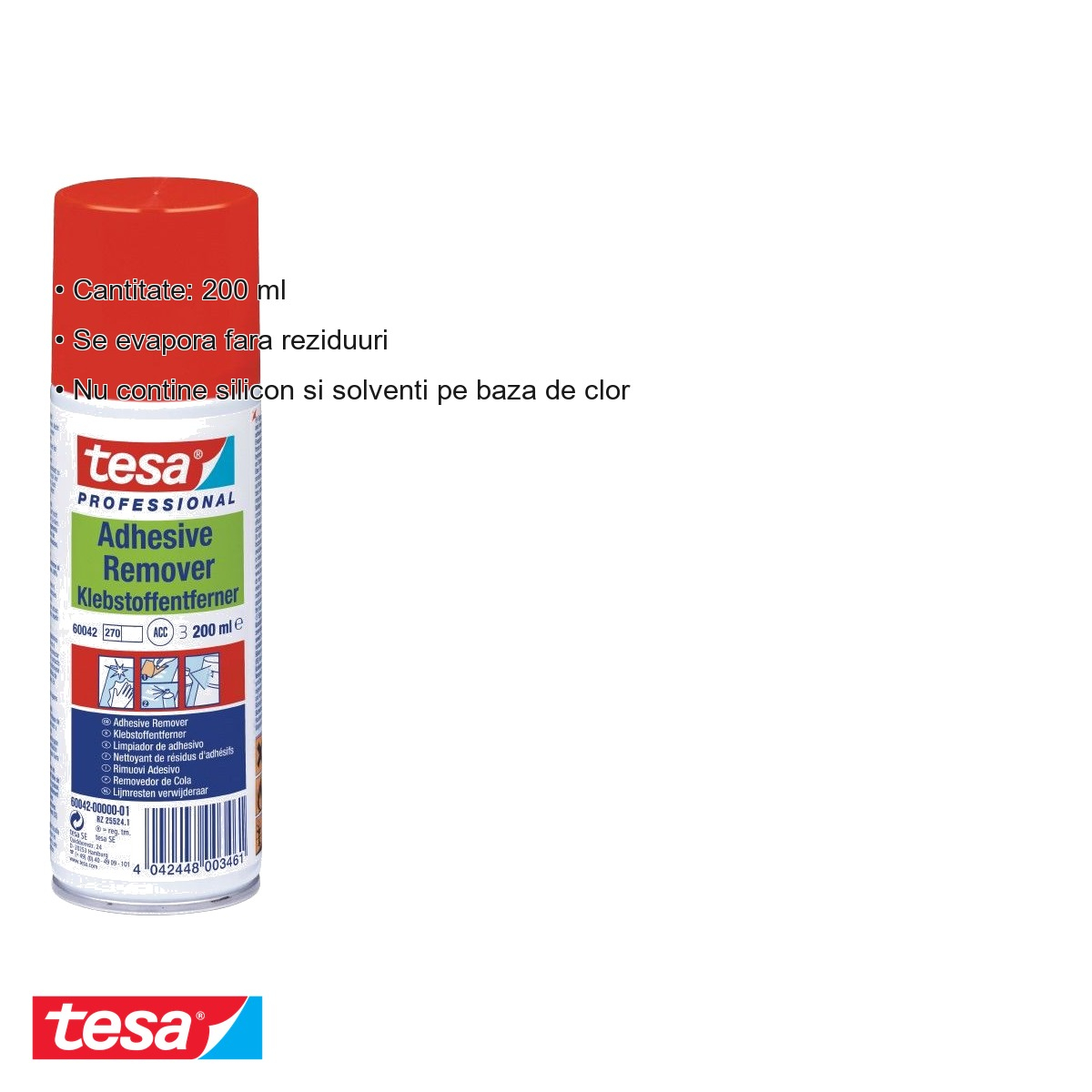 Spray indepartare adeziv Tesa, 200 ml, fara silicon, pentru plastic, sticla si metal [3]