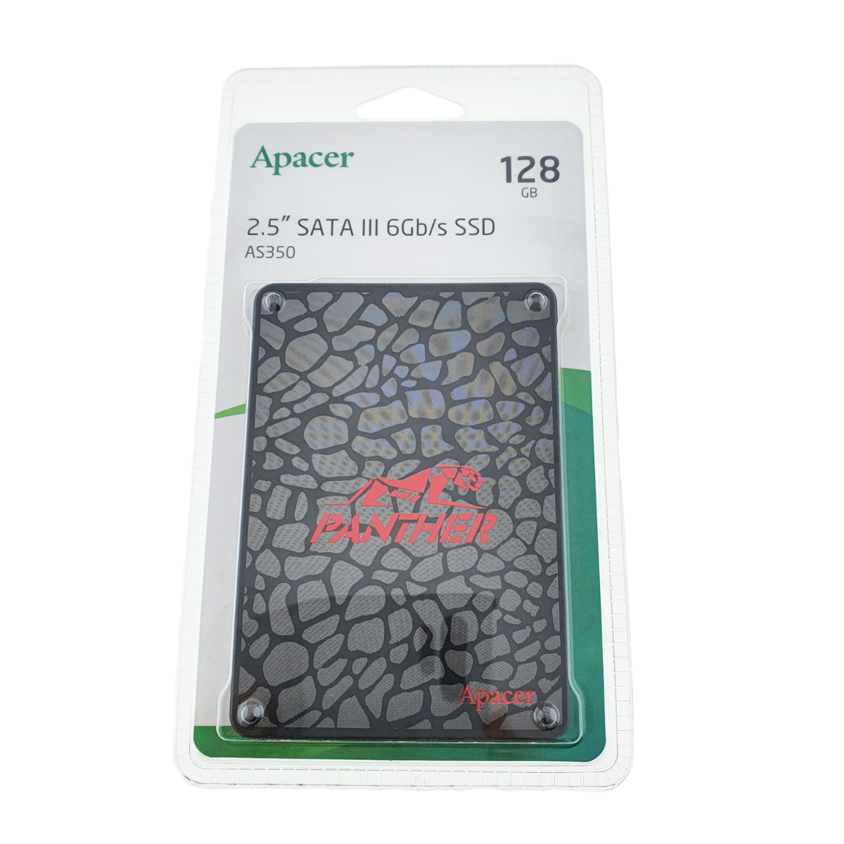 SSD Apacer Black Panther AS350, 128GB, interfata SATA III, negru cu rosu [3]