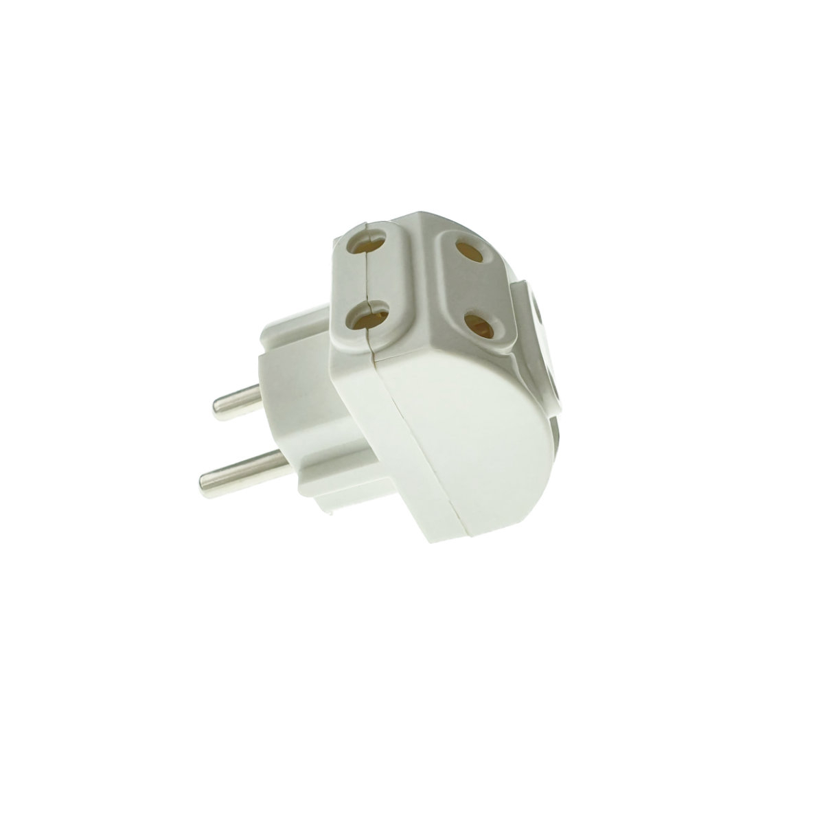 Stecher cu 5 prize, FE-40087, fara impamantare, 6A 220V, alb [7]