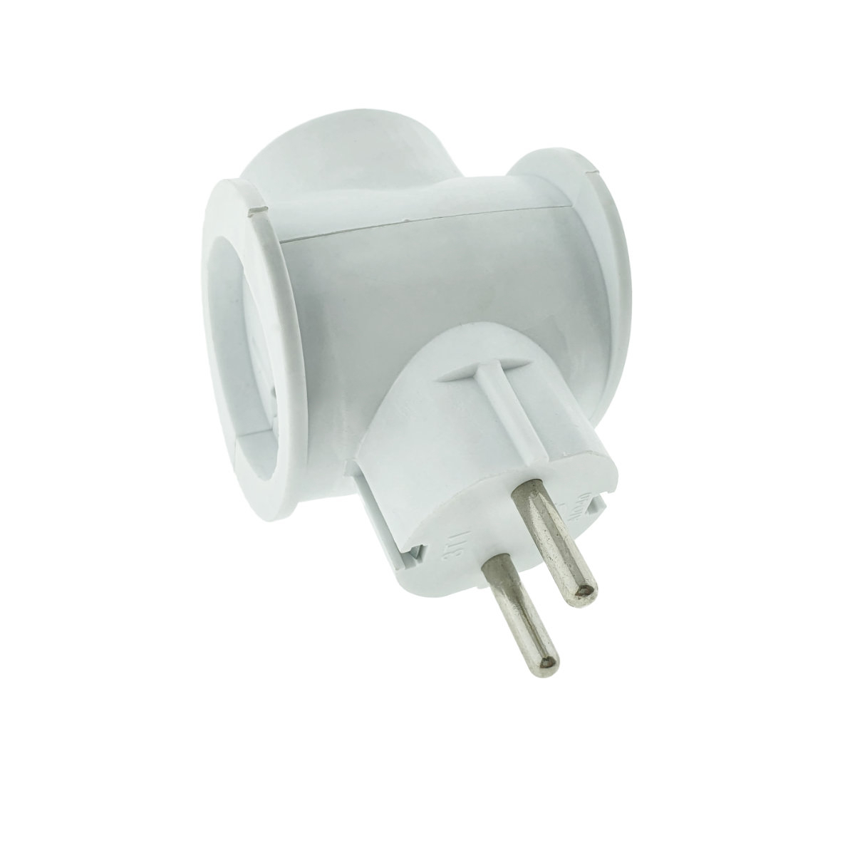 Stecher tip butoias, triplu, Flores 40532, 16A, 220V, alb [2]
